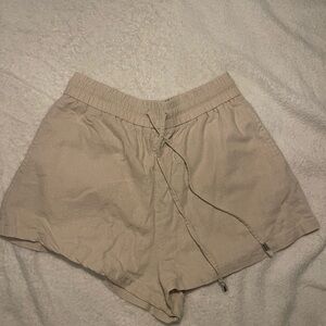 Zara linen shorts